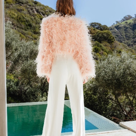 Elegant White High-Waisted Wide Leg Pants - Picture 4 of 4